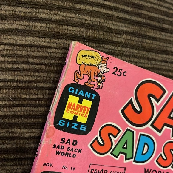 Sad Sad Sack World No. 19 Comic Book, Nov 1968 - Picture 4 of 8